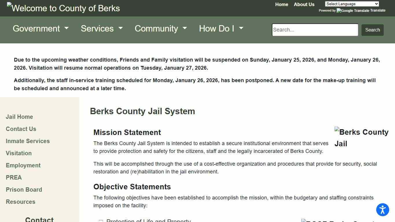Berks County - Jail System